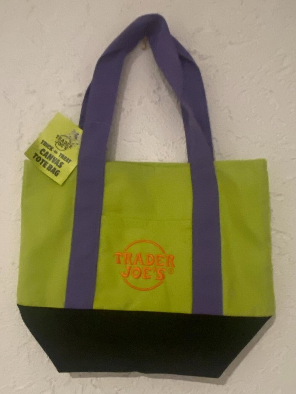 Trader Joe’s Mini Canvas Tote Bag Fall 2026 New Color Reusable Shopper
